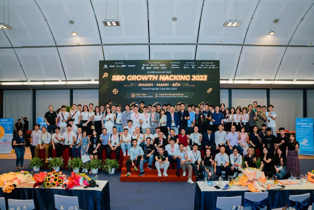 Sự kiện Seo Growth Hacking 2023 - Seo Thành Công đơn vị trưởng ban tổ chức ở hà nội.