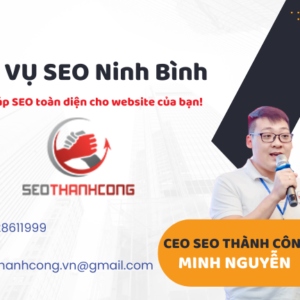 Dịch vụ SEO Ninh Bình STC đẩy website lên #Top Google