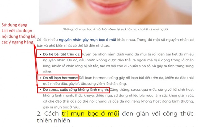 Cấu trúc bài viết rõ ràng, logic